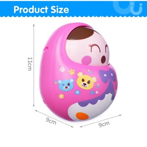 اسباب بازی جغجغه تعادلی هولی تویز طرح عروسک صورتی مدل 979 Hola Toys Shaking