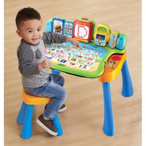 میز و صندلی 4 حالته موزیکال زرد VTech 4-in-1 Touch and Learn Activity Desk _ اسباب بازی