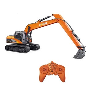 ماشین کنترلی شارژی بیل مکانیکی حرفه ای هوینا مدل HUINA 1551 15 Channels 1:14_اسباب بازی