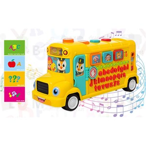 اسباب بازی موزیکال اتوبوس بزرگ مدرسه هولی تویز مدل 3126 Hola Toys Musical School Bus