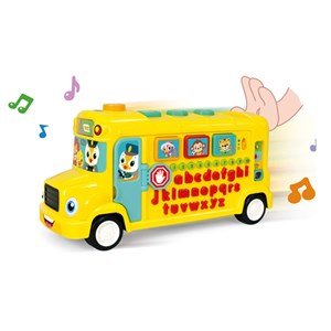 اسباب بازی موزیکال اتوبوس بزرگ مدرسه هولی تویز مدل 3126 Hola Toys Musical School Bus