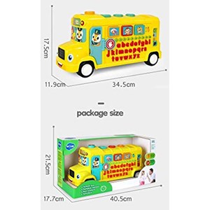 اسباب بازی موزیکال اتوبوس بزرگ مدرسه هولی تویز مدل 3126 Hola Toys Musical School Bus