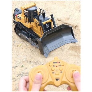  ماشین کنترلی شارژی بولدوزر حرفه ای هوینا مدل Huina Bulldozer 1569 1:16_اسباب بازی