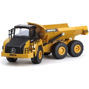 ماشین کنترلی شارژی کامیون کمپرسی حرفه ای هوینا مدل Huina Dump Truck 1568 1:24_اسباب بازی