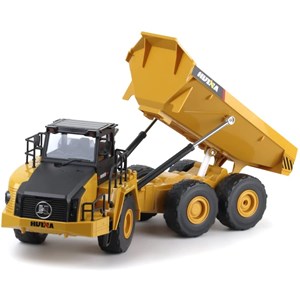 ماشین کنترلی شارژی کامیون کمپرسی حرفه ای هوینا مدل Huina Dump Truck 1568 1:24_اسباب بازی