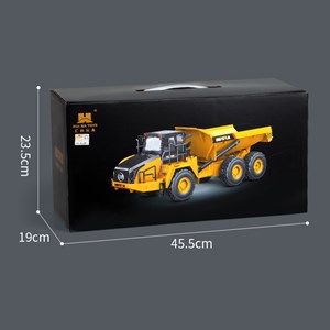  ماشین کنترلی شارژی کامیون کمپرسی حرفه ای هوینا مدل Huina Dump Truck 1568 1:24_اسباب بازی