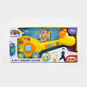 گیتار زرافه وین فان مدل Guitarra Girafa 2 em 1 Winfun_اسباب بازی