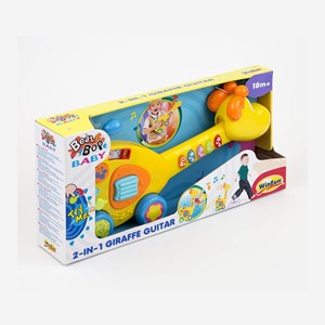 گیتار زرافه وین فان مدل Guitarra Girafa 2 em 1 Winfun_اسباب بازی