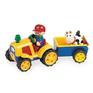 اسباب بازی تراکتور یدک کش تولو مدل 89746 Tolo Tractor and Trailer
