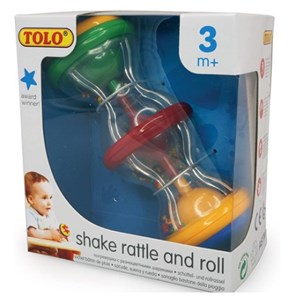 اسباب بازی جغجغه استوانه دانه رنگی تولو مدل 86440 Tolo Shake Rattle and Roll_اسباب بازی